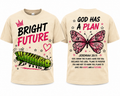 Girls BF Caterpillar/butterfly tee