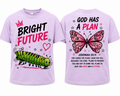 Girls BF Caterpillar/butterfly tee